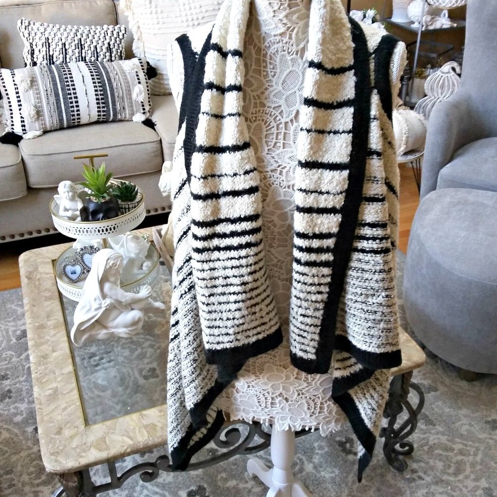 NEW! COZY Comfy OPEN Waterfall CARDIGAN By A.N.A